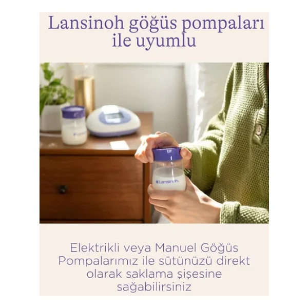 Lansinoh Anne Sütü Saklama Şişeleri Orjinal - Görsel 8