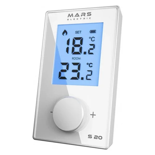 Mars S20 Beyaz Kablosuz Dijital Termostat - Görsel 5