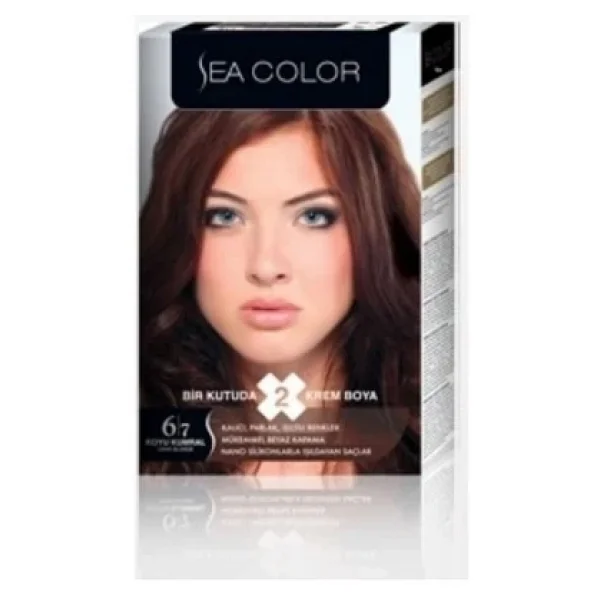 Sea Color 6.7 Çikolata Kahve Saç Boyası - Görsel 4