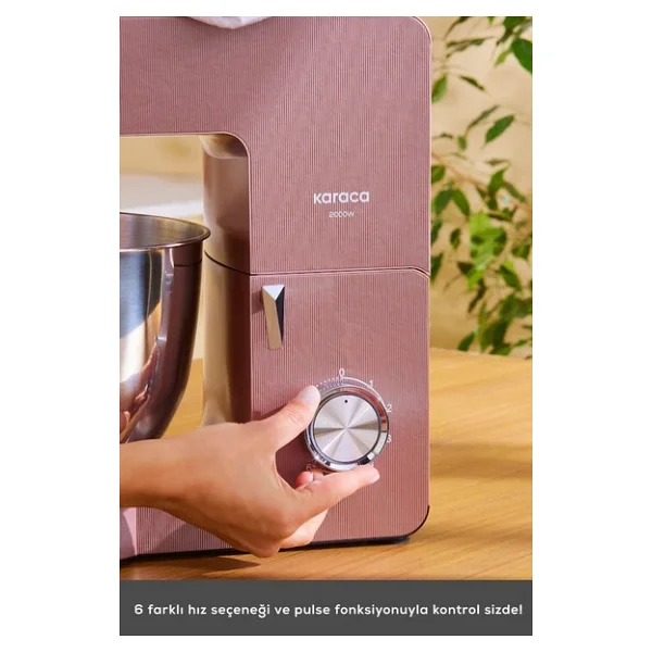 Karaca Multichef Ultra 7 Lt 2000 W Rose Gold Stand Mikser - Görsel 4