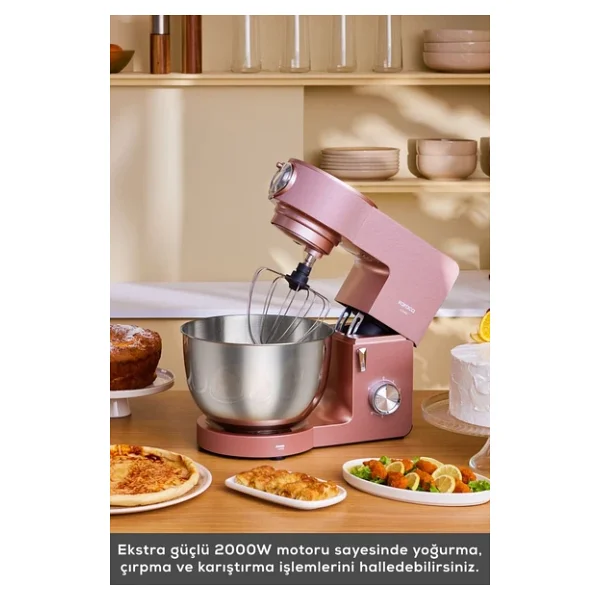 Karaca Multichef Ultra 7 Lt 2000 W Rose Gold Stand Mikser - Görsel 3