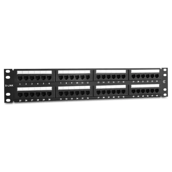 S-link SL-PC48 CAT5E 48 Port Patch Panel - Görsel 4