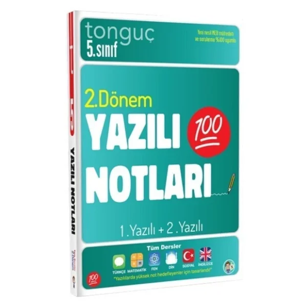 Tonguç Akademi 5. Sınıf Yazılı Notları 2. Dönem 1. Ve 2. Yazılı - Görsel 5