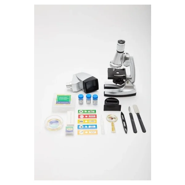 Nikula-50x-100x-200x-400x-600-1200x Çocuklariçin Eğitici Projektörlü Mikroskop Seti - Görsel 6