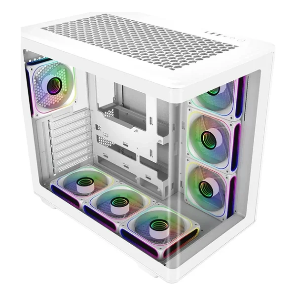 Cooler Master Elite 600 E600-Wgnn-S02 Argb Fanlı Beyaz Atx Oyuncu Kasası - Görsel 3