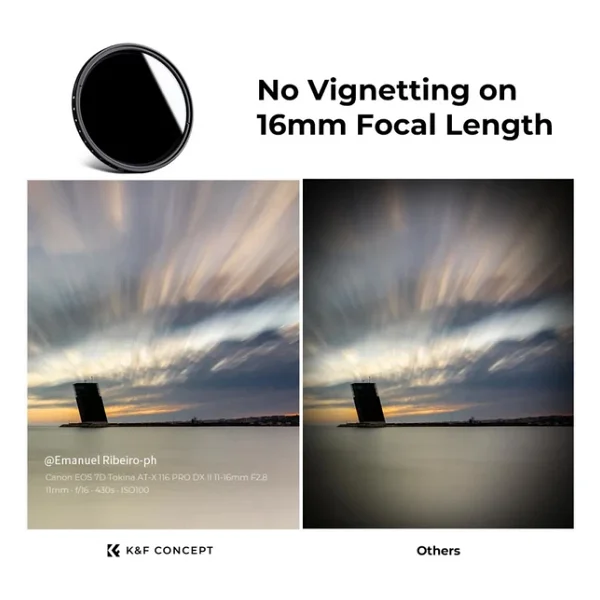 K&F Concept B-Series 49mm Nd2-Nd400 Nd Filtre - Görsel 7