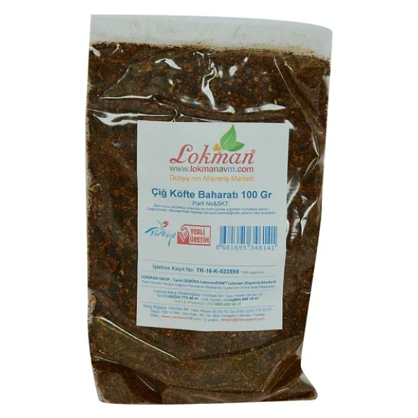 Lokmanavm Çiğ Köfte Saf Baharatı 100 Gr - Görsel 2