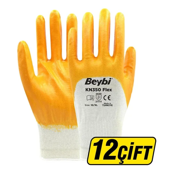 Beybi KN350 Nitril İş Eldiveni 9 Numara - Görsel 8