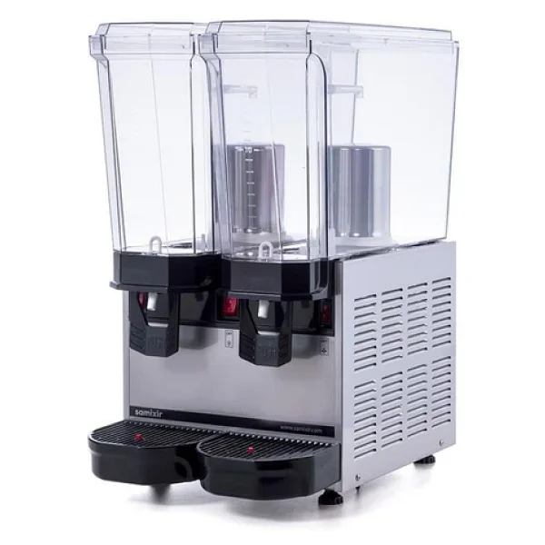 Samixir Klasik Twin 40.SSI Inox 20+20 lt Fıskiyeli İçecek Soğutucu - Görsel 5