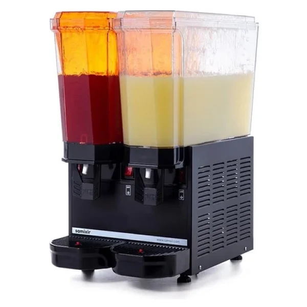 Samixir Klasik Twin 40.SSB Siyah 20+20 lt Fıskiyeli İçecek Soğutucu - Görsel 3