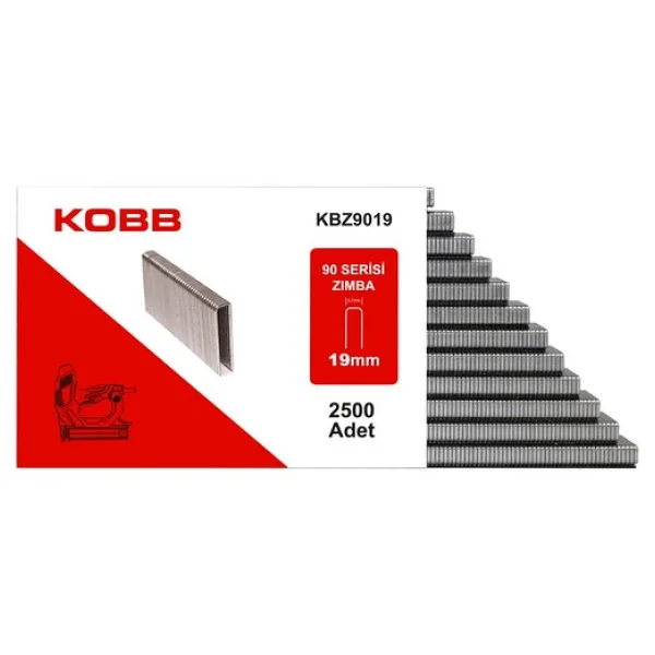 Kobb Kbz9019 90 Serisi 19 Mm 2500 Adet Ağır Hizmet Tipi Zımba Teli - Görsel 9