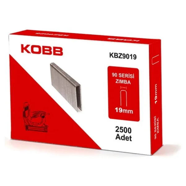 Kobb Kbz9019 90 Serisi 19 Mm 2500 Adet Ağır Hizmet Tipi Zımba Teli - Görsel 5