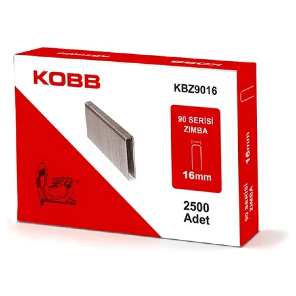 Kobb Kbz9016 90 Serisi 16 Mm 2500 Adet Ağır Hizmet Tipi Zımba Teli - Görsel 5
