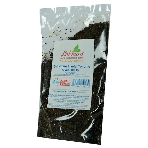 LokmanAVM Öğütülmüş Hardal Tohumu 100 gr - Görsel 4