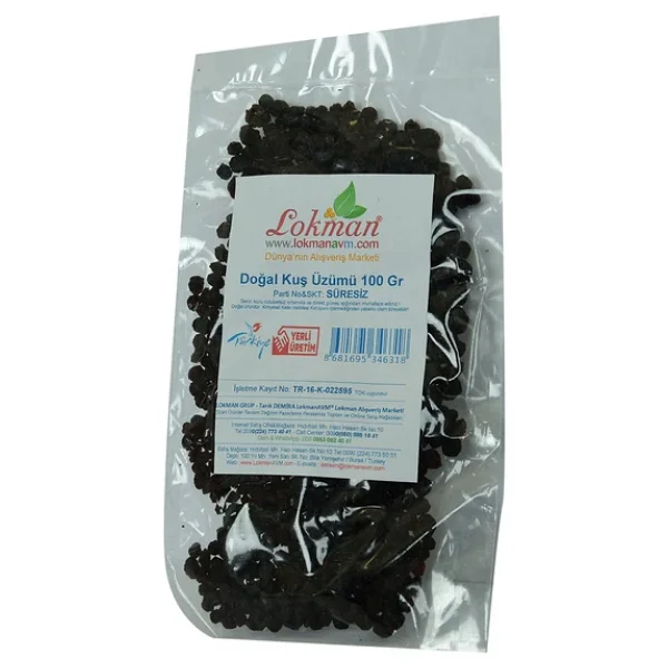 Lokmanavm Kuş Üzümü Doğal 100 Gr - Görsel 4