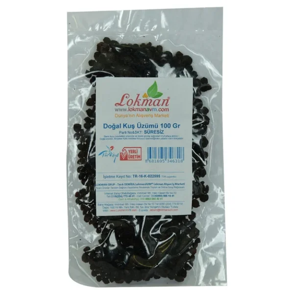 Lokmanavm Kuş Üzümü Doğal 100 Gr - Görsel 2