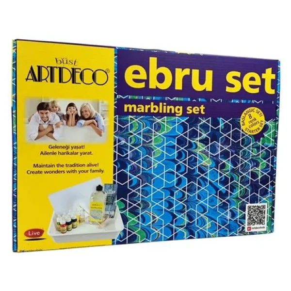 Artdeco 8 Renk Ebru Başlangıç Seti - Görsel 5
