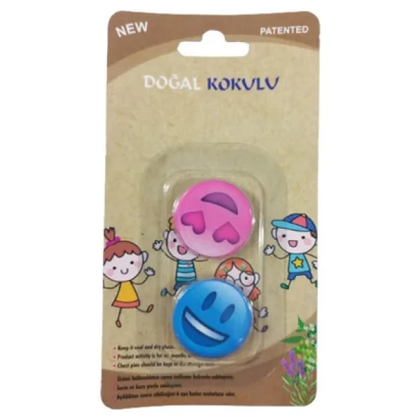 Headlice Stopper Doğal Kokulu Bit Rozeti 2 Li Mavi Ve Pembe - Görsel 3