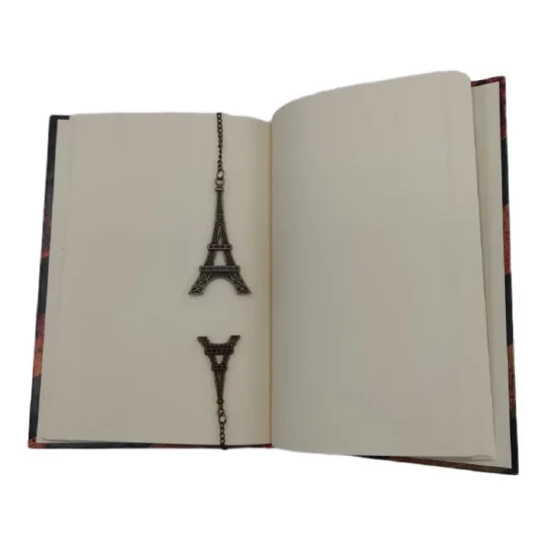 Metal Eyfel Kulesi Kitap Ayracı - Görsel 4