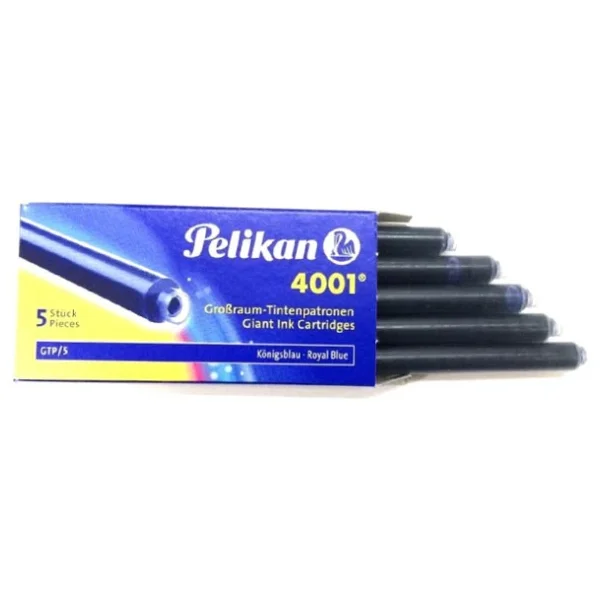 Pelikan Dolma Kalem Kartuşu Uzun Royal Siyah 4001 5 Li ( 10 Paket) - Görsel 2