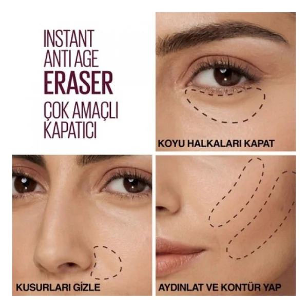 Maybelline New York Instant Anti Age Eraser Sand 6.8 Ml Kapatıcı - Görsel 5