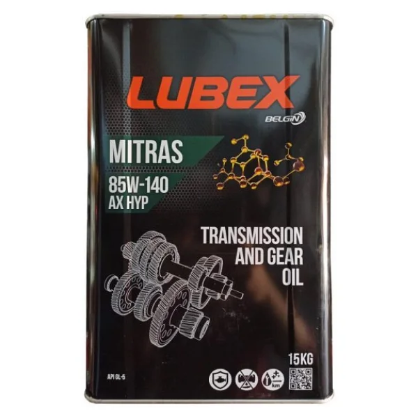 Lubex Mitras Ax Hyp 85w-140 15 Kg Diferansiyel Ve Disli Yagi - Görsel 7
