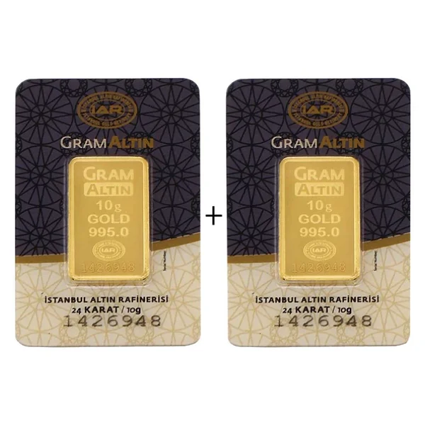 2'li 10 Gr 24 Ayar Gram Altın - Görsel 5