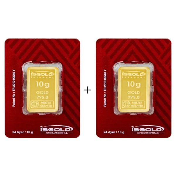 2'li 10 Gr 24 Ayar Gram Altın - Görsel 4