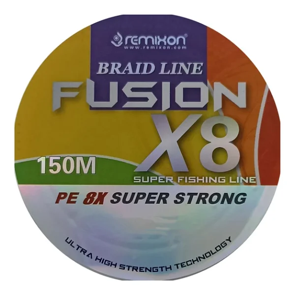 Remixon Fusion X8 150m Multicolor Renkli İp Misina - Görsel 4