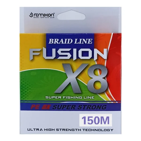 Remixon Fusion X8 150m Multicolor Renkli İp Misina - Görsel 5
