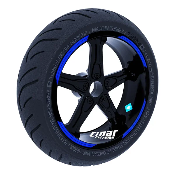 Çınar Extreme Double Stripe Jant Şeridi Sticker Reflektif, Floresan, Özel Renkler Çınar Extreme - Görsel 5