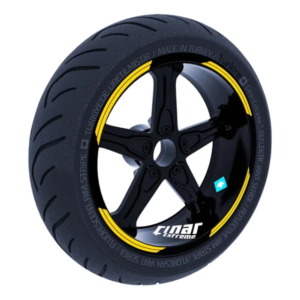 Çınar Extreme Double Stripe Jant Şeridi Sticker Reflektif, Floresan, Özel Renkler Çınar Extreme - Görsel 9