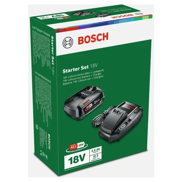 Bosch Pba 18 V 2.5 Ah Yedek Akü + Al 1830 Cv Şarj Cihazı - Görsel 8