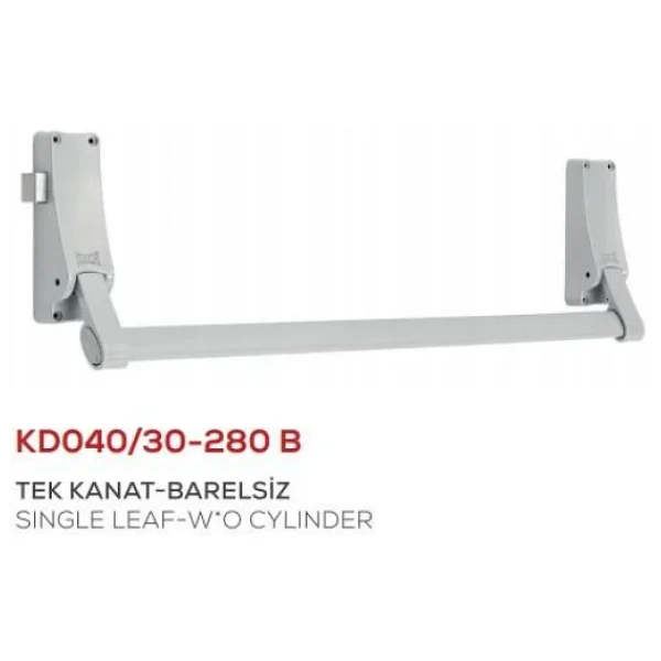 Kale Kilit Kd040/30-280 B Panik Bar Kilit Kapı Kolu - Görsel 6