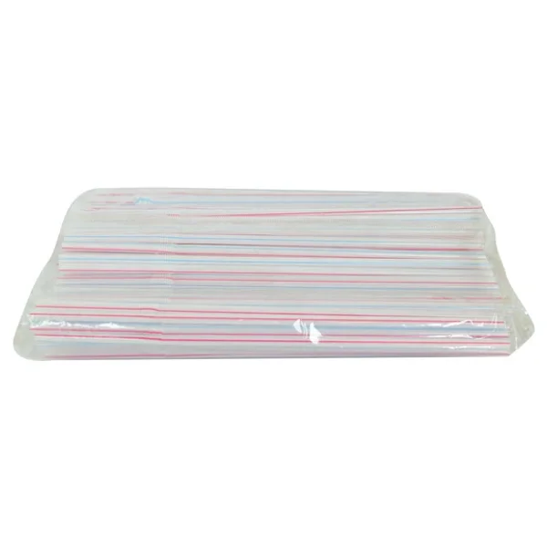 Lokmanavm Körüklü Çizgili Pipet Ayran Kola Meşrubat Pipeti 22 Cm Karma Renk 150 Adet Paket - Görsel 5