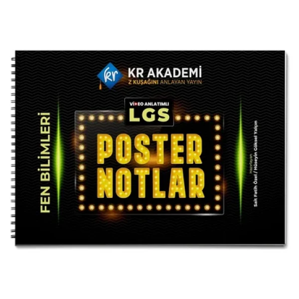 Kr Akademi Yayınları Lgs Fen Bilimleri Poster Notları - Görsel 8