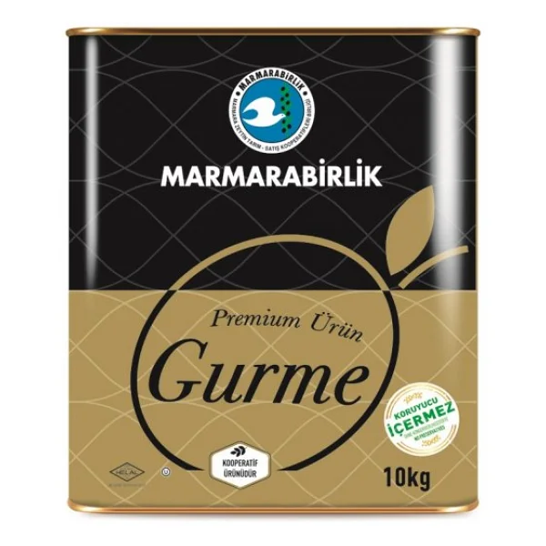 Marmarabirlik Gurme 10 Kg M (261-290) Teneke Yağlı Sele Siyah Zeytin - Görsel 3