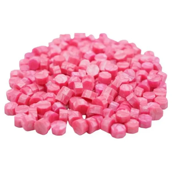 Mühür Mumu 50 Davetiye İçin 150 Boncuk Model: 28 Gül Pembe - Görsel 3