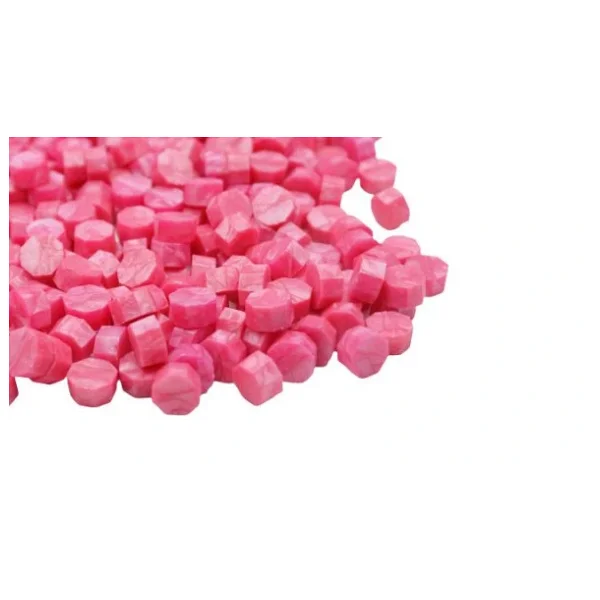 Mühür Mumu 100 Davetiye İçin 300 Boncuk Model: 28 Gül Pembe - Görsel 3