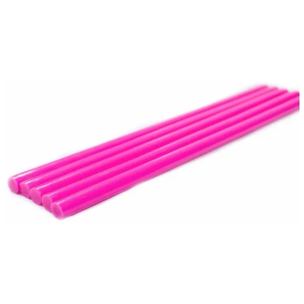 Mühür Mumu Simli Çubuk Sıcak Tutkal 7mm X 18cm 5 Li Pembe Renk - Görsel 2