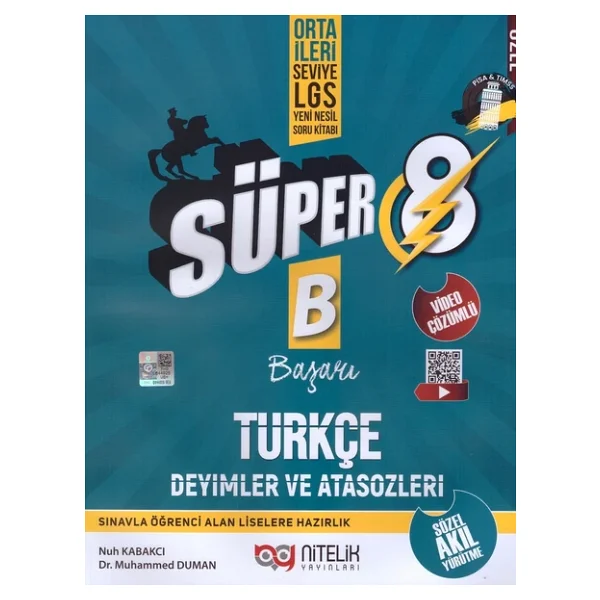 Nitelik Yayınları 8. Sınıf Lgs Türkçe Deyimler Ve Atasözleri Soru Kitabı - Görsel 6