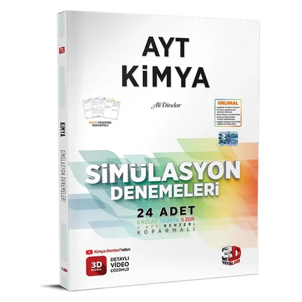 3d Yayınları Ayt Kimya Simülasyon Denemeleri - Görsel 7
