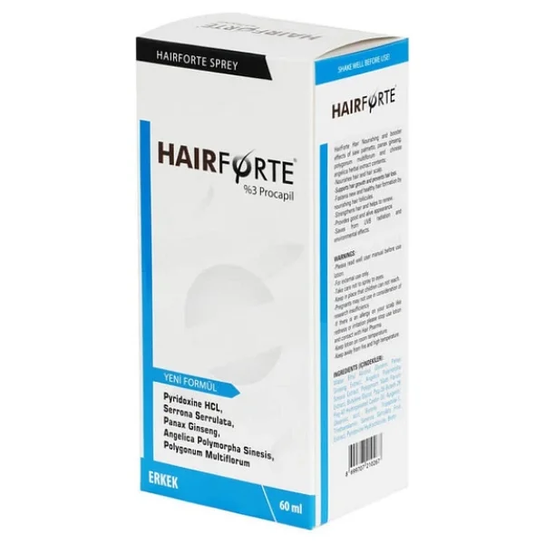 Hairforte %3 Procapil 60 Ml Erkek Saç Spreyi - Görsel 5