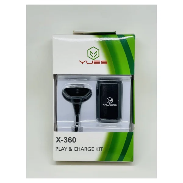 Yues Xbox 360 Gamepad Oyun Kolu Şarj Kit Batarya + Kablo - Görsel 3