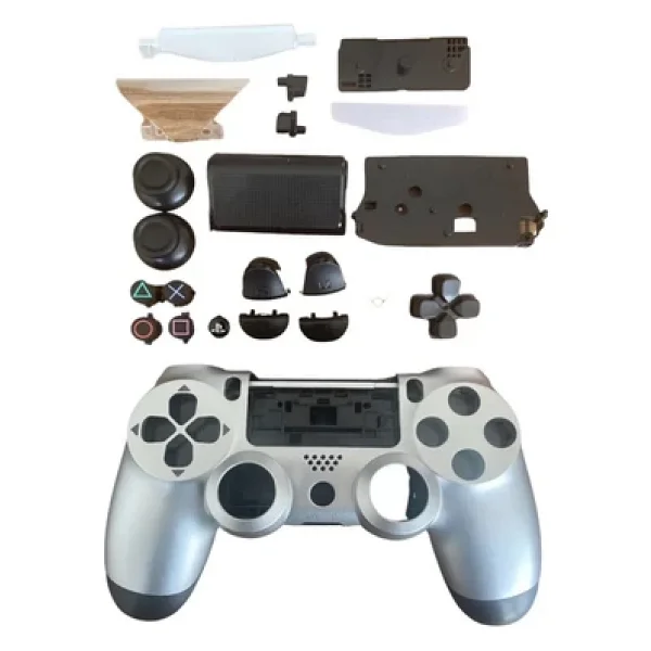 Yues Playstation 4 Uyumlu Kasa Joystick V1 Full Kasa Tuş Takımı Silver - Görsel 3