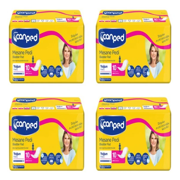 Canped 4'lü Mesane Pedi Yoğun Büyük Beden (Bladder Pad Heavy Large) - Görsel 3