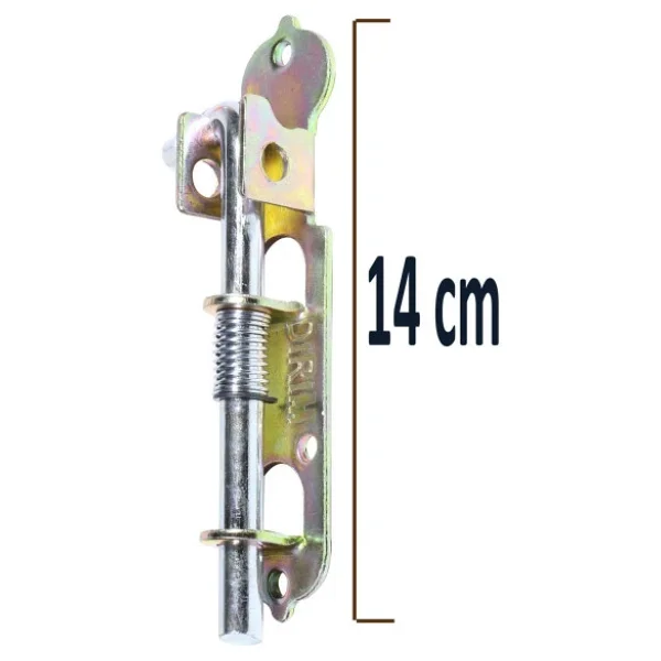 Dirim Fs100 Yaylı Ferforje Sürgü Demir Kapı Sürgüsü 100 Mm - Görsel 6