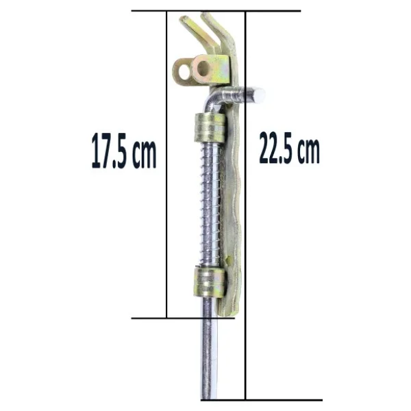 Dirim Fs150 Yaylı Ferforje Sürgü Demir Kapı Sürgüsü 150 Mm - Görsel 7
