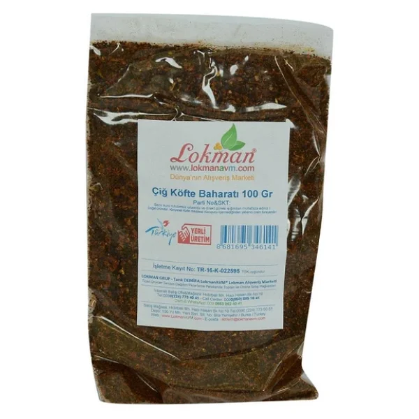 Doğal Çiğ Köfte Baharatı 11 Çiğköftelik Baharat Karışımı 100gr - Görsel 4