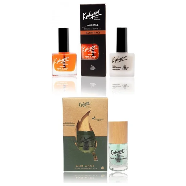 Kalyon Tırnak Sertleştirici+Bakım Yağı+Kalyon Bitkisel Tırnak Güçlendirici Cila 11 Ml - Görsel 3
